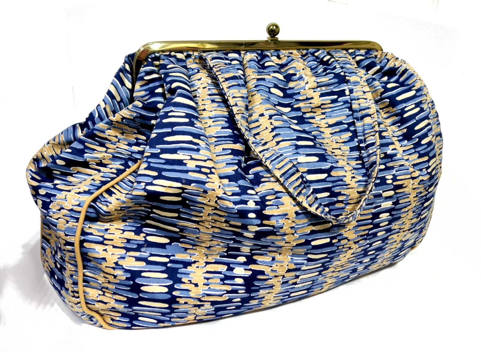 Rare Mod Vintage Colorado Knitting Jani Bag Big Cloth… Gem