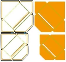 A Set Silver Envelope Strong and Long-Lasting Metal Die Cuts Cutting for Scra...