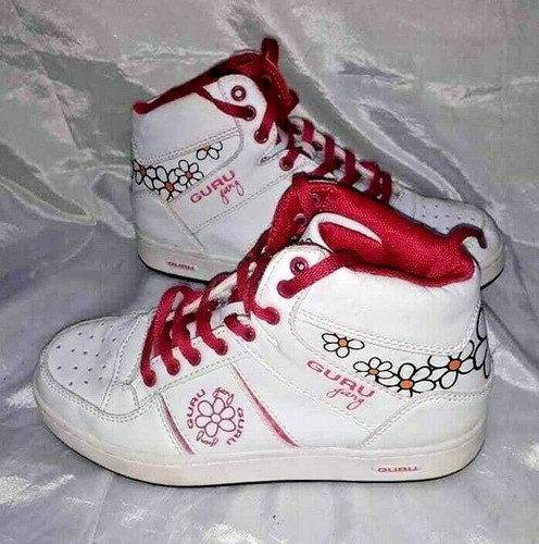 Sneakers Guru Scarpe Bianche Alte Ginnastica Bambina 34 Children Shoes |  eBay