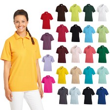 LEIBER Unisex Polo-Shirt f&uuml;r Damen + Herren Pfleger Arzt Poloshirt Kurzarm-Shirt