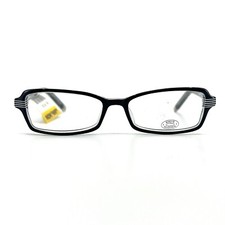 Steve Madden DS250 OX Eyeglasses Frames Black White Rectangular 49-15-135