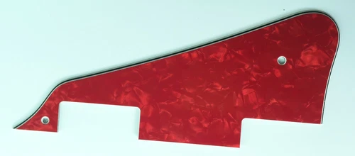 Guitar Parts For Gibson LES PAUL Guitar Pickguard Scratch Plate, 4Ply Red Pearl