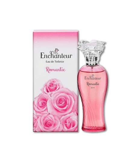 ENCHANTEUR Rose ROMANTIC Eau De Toilette Long Lasting perfume EDT