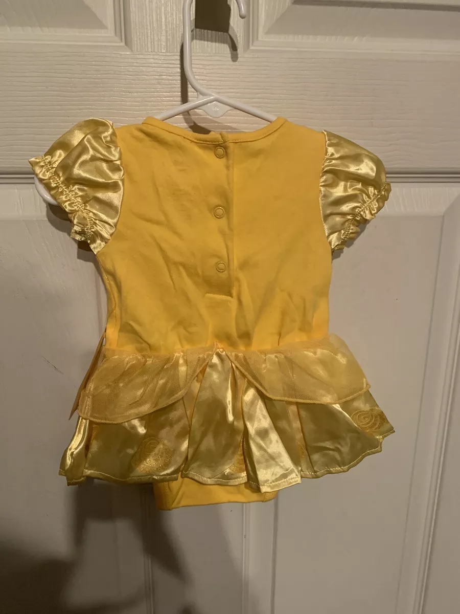 Disney Baby Belle Costume Beauty The Beast Yellow Infant Size 3 6 Months eBay