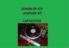 Turntable Denon DP-47F Repair KIT - all capacitors