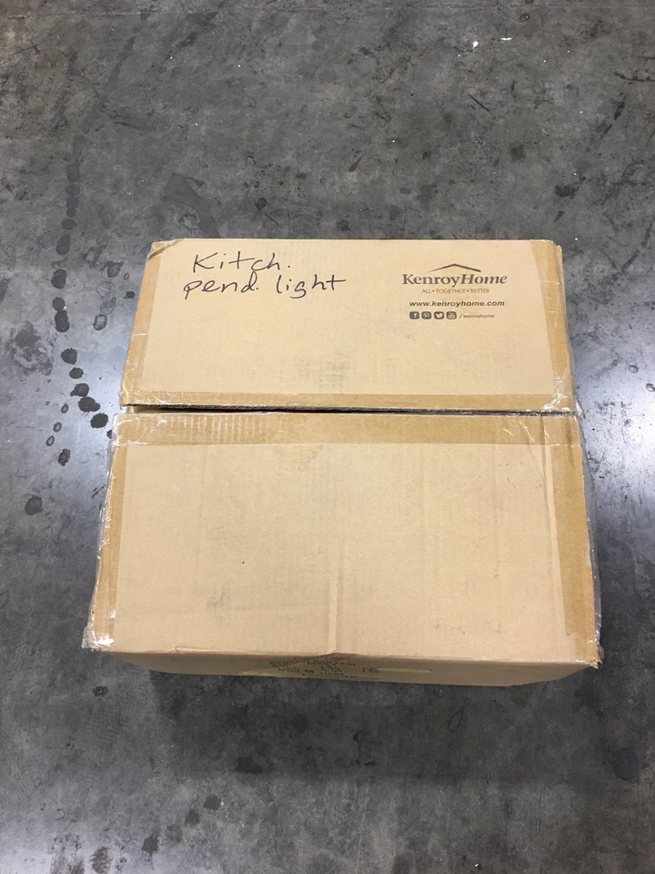 Kenroy Home 93977BL Cagney 1-Light Hanging Pendant Light in Black - Image 2 of 4