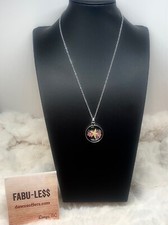 3d Starfish Beach Charms Inside Clear Pendant Necklace