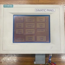 Siemens SIMATIC PANEL 6AV6 545-0BA15-2AX0 TP 170A Touch Panel HMI screen