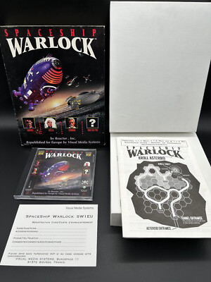 Spaceship Warlock - CD ROM - PC BIG BOX - OVP / CIB - PAL / EUR