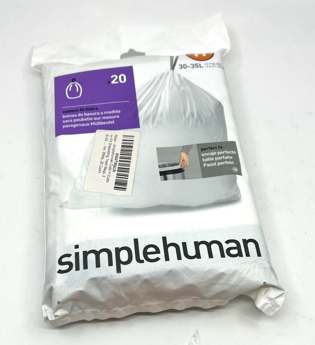 Simplehuman Pack of 20 Code E/20 Litre Bin Liners