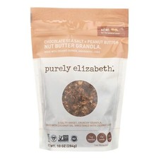 Purely Elizabeth Organic Granola Chocolate Sea Salt Peanut Butter 10 Oz