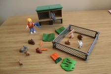 Playmobil Rabbit enclosure and hutch's