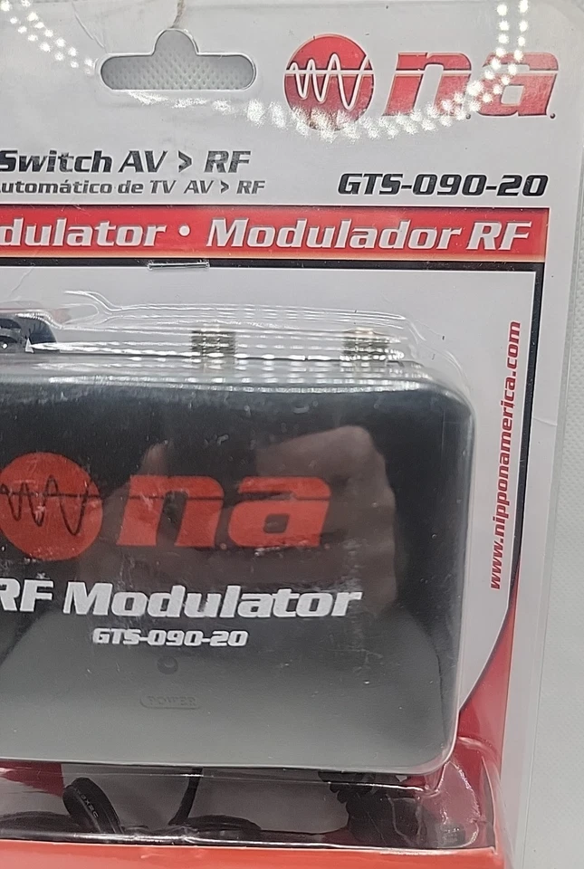 New Auto TV Switch AV to RF Modulator F-Type Coaxial Video Converter GTS-090-20 - Image 3 of 4