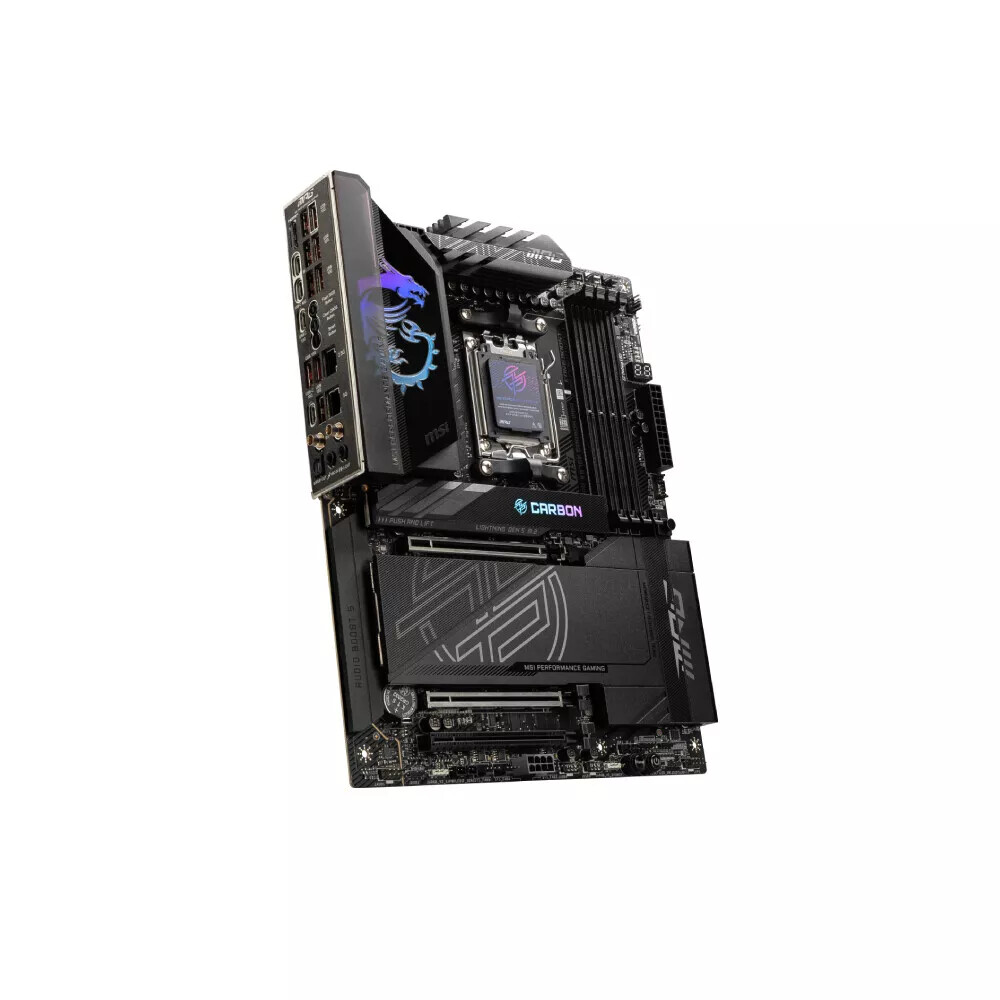 MSI MPG X870E CARBON WIFI AMD X870E DDR5 Memory PCIe 4.0 (x16) AM5