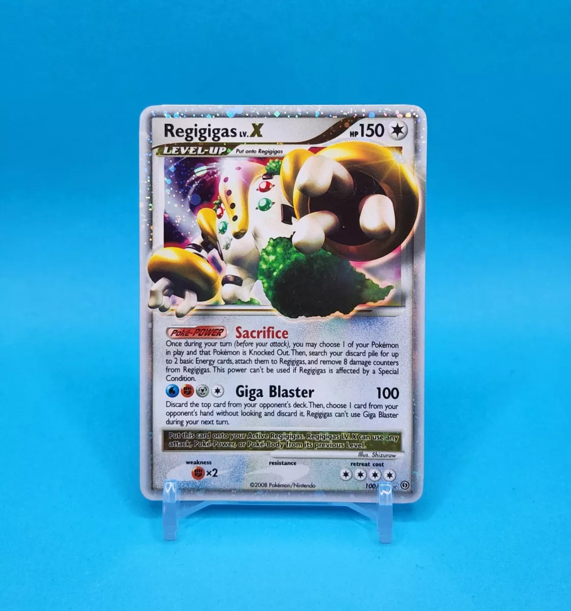 Mavin  Pokemon card Regigigas Lv X 100/100 regigigas lv 47 9/100 holo  stormfront