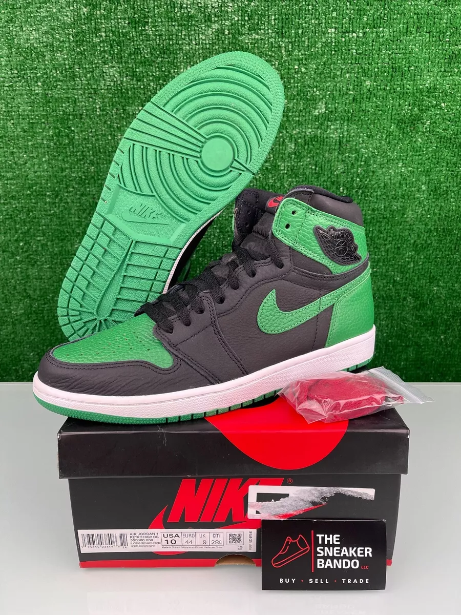 Size 10 - Jordan 1 Retro OG High Pine Green 2.0 193654038496 | eBay