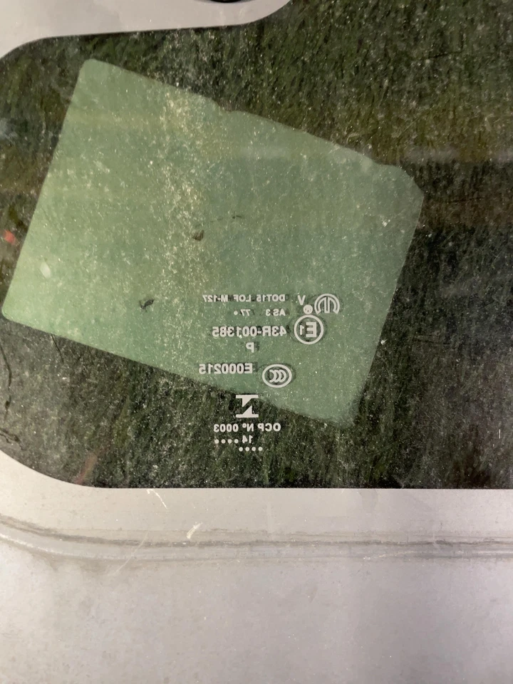 ✅ 2008 - 2020 DODGE CARAVAN Left Quarter Glass window OEM - Image 3 of 3