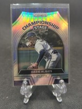 2022 Panini Prizm Championship Stage #CS-3 Ozzie Albies Silver Prizm Insert