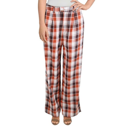 English Factory Womens Cotton Plaid 