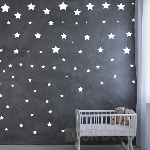 Star wall stickers, Kids bedroom wall, bedroom decals, star stickers