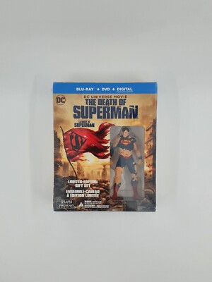 The Death of Superman Blu-Ray Gift Set [Brand New Sealed] Limited Edition