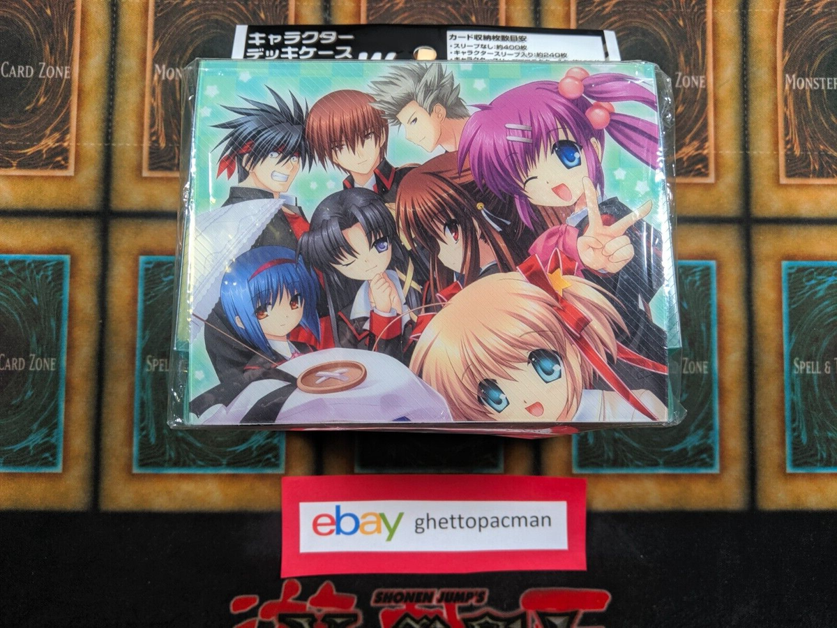 Yugioh MTG Weiss Schwartz Anime Double Deck Box Case Little Busters Green