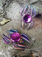 Cool Spider Metal Fidget Spinner Rainbow Toys Kids Boys Girls ADHD EDC Adults