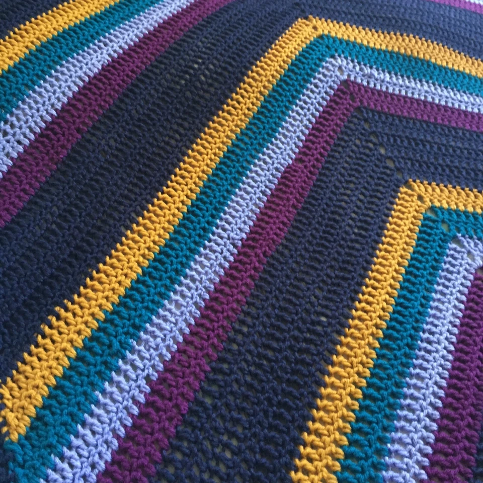 Summer Nights Blanket - Crochet Blanket Pattern - Customizable Instructions - Image 4 of 4