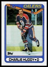 1990-91 Topps #344 Charlie Huddy