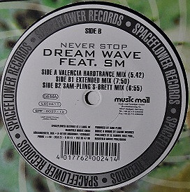 Dream Wave Feat. Sabine Meißner - Never Stop (12'') (Very Good Plus (VG+)) - 291