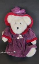 BOYDS BEARS THE HEAD BEAN COLLECTION RED HAT SOCIETY MS. ROUGE CHAPEAU PLUSH