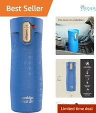 Stainless Steel Travel Mug 16oz Vacuum Insulated Spillproof AutoSeal Hot Cold