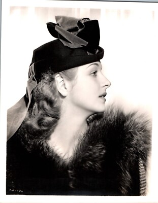 Kathryn Adams (1940s)    Original Vintage - Stunning Portrait Photo K 483