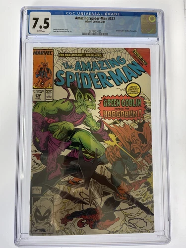 The Amazing Spider-Man #312 CGC 7.5 white pages Feb 1989 Marvel Comics Mcfarlane