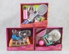 Our Generation Pet Guinea Pig Hedgehog badminton Set fits 18'' DOLL