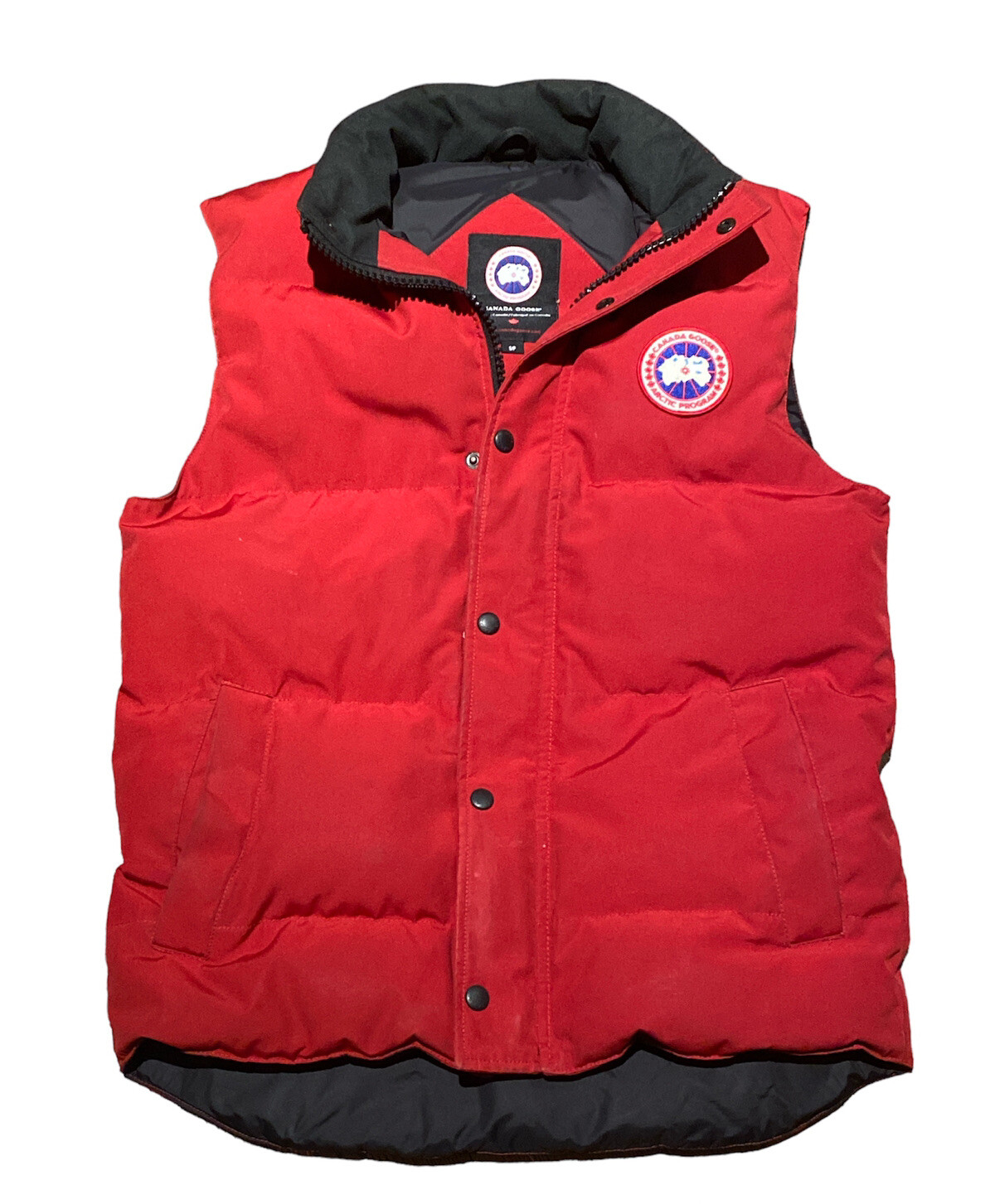 CANADA GOOSE freestyle Vest Men Jacket size small S RED 4151M Authentic thumbnail 3