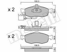 Bremsbeläge Vorne für FORD COUGAR MONDEO I II SCORPIO II