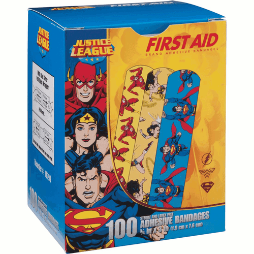 Character Kids / Child Adhesive BAND-AID® Type Bandage Strips 3/4 x 3" 100/Box - Picture 8 of 42