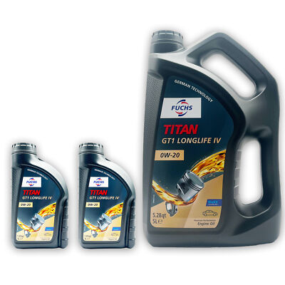 7 L Fuchs Titan Longlife IV 0W-20 | PORSCHE C20 | VW 508 00/509 00 | Motoröl 