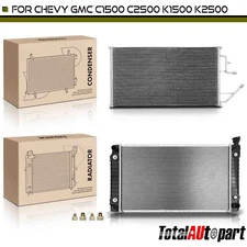 Radiator & A/C Condenser for Chevy GMC C1500 C2500 K2500 K1500 94-95 K3500 1994