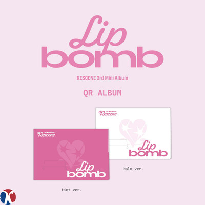 RESCENE lip bomb QR Album Version Select Photocard 3ea Kpop No CD