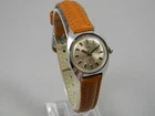 Vintage Timex Electric Watch Women 23mm Silver Tone New Leather Band New Battery