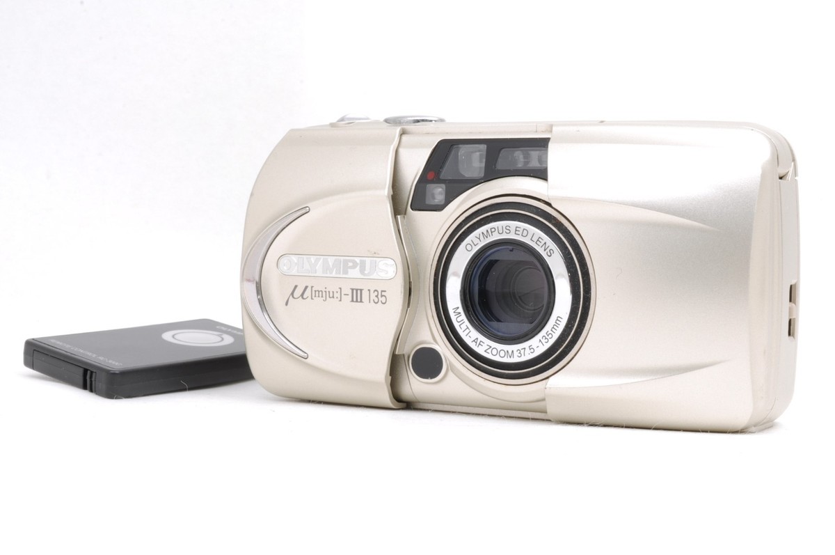 Near MINT] Olympus μ Mju III 135 Point & Shoot 35mm Film Camera