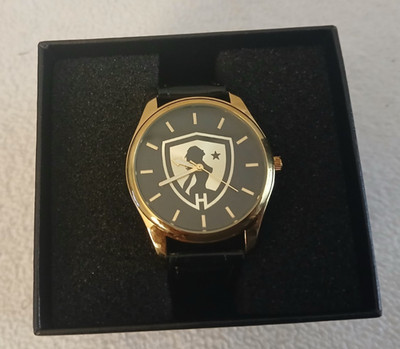 New Hustler Pioneer Series Watch Black & Gold Hardcore Since '74 NIB NOS