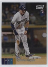 2020 Topps Stadium Club Chrome Refractor Tyrone Taylor #387 1id3