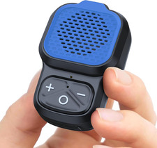 Wearable Bluetooth Speaker with Mic Portable Clip on Speakers Small