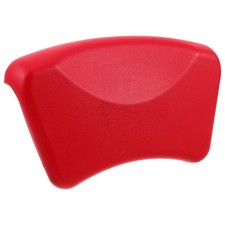 Reusable Waterproof Red Bathtub Cushion Non Slip Tub Pillow Ergonomic Neck Rest