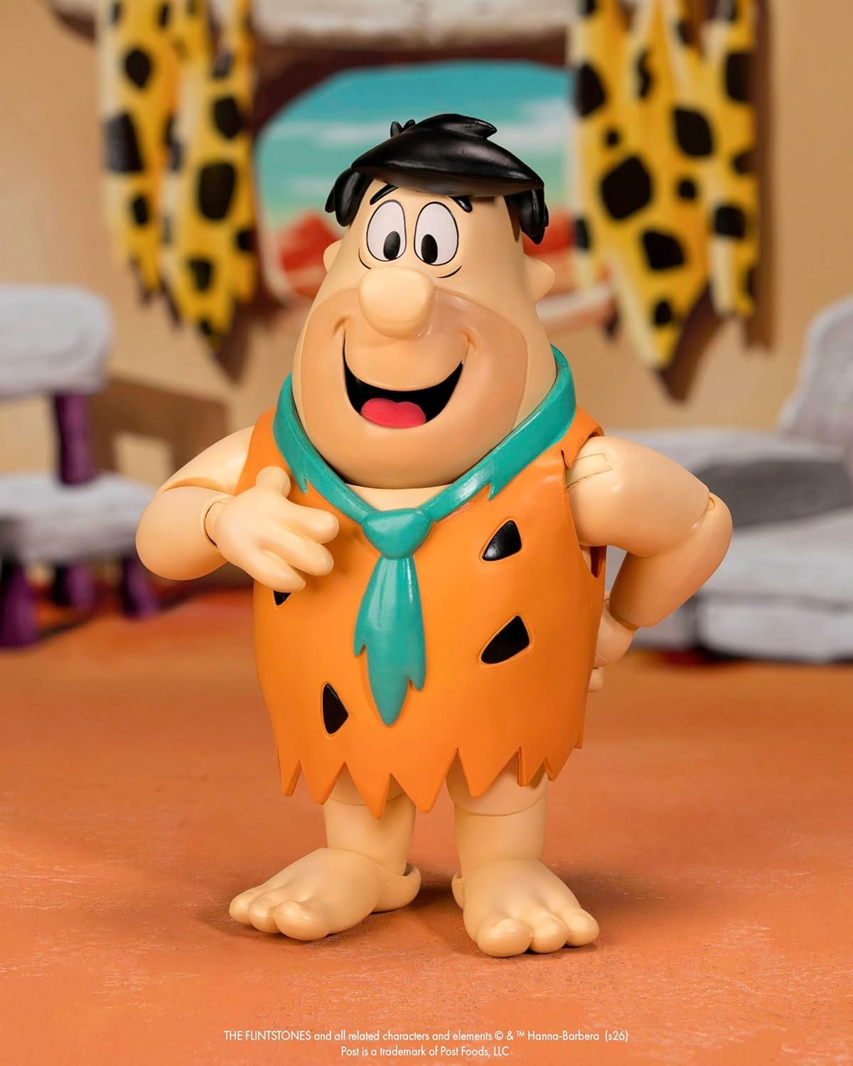 Jada Toys Fruity Pebbles Fred Flintstone Action Figure 1:12 Scale Collectible