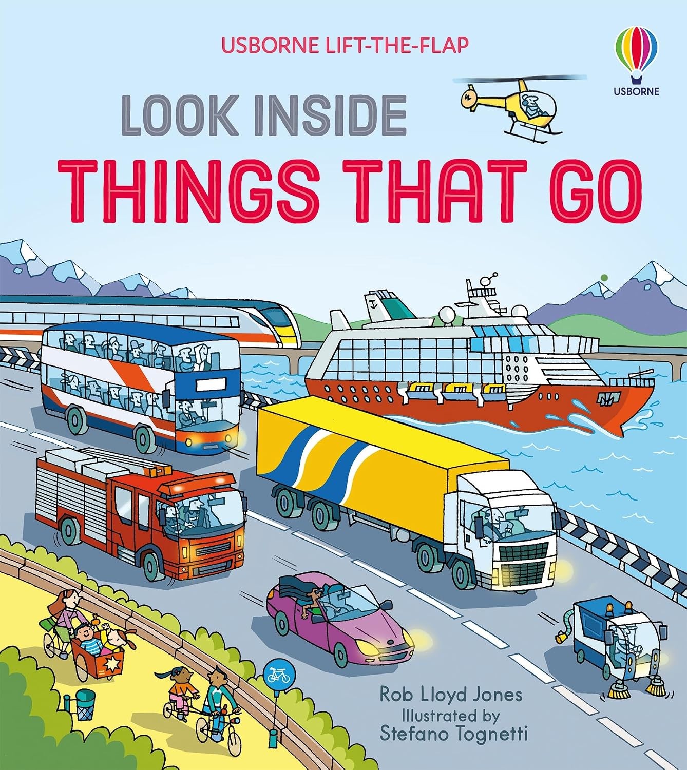Look Inside Things That Go (Usborne Look Inside).by Jones, Tognetti New** - Image 9
