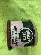 Vintage Quaker State Super Fine Wheel Bearing Grease Still Has Contents